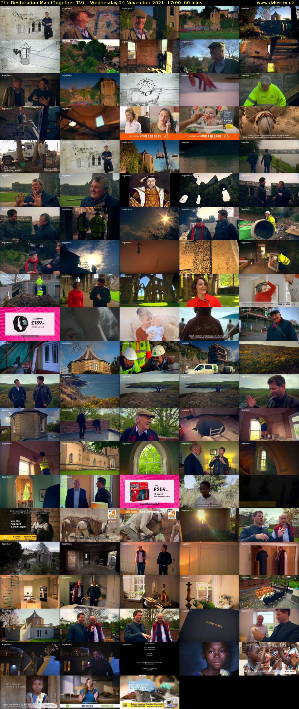 The Restoration Man (Together TV) Wednesday 24 November 2021 17:00 - 18:00