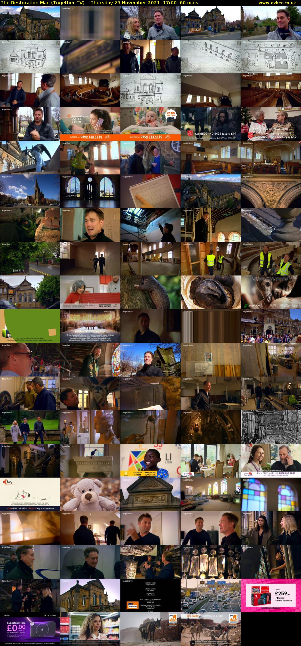 The Restoration Man (Together TV) Thursday 25 November 2021 17:00 - 18:00