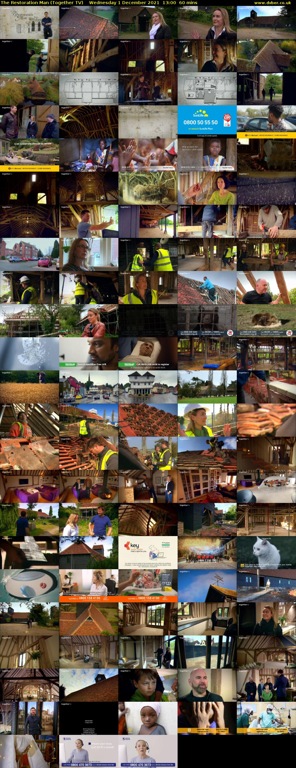 The Restoration Man (Together TV) Wednesday 1 December 2021 13:00 - 14:00