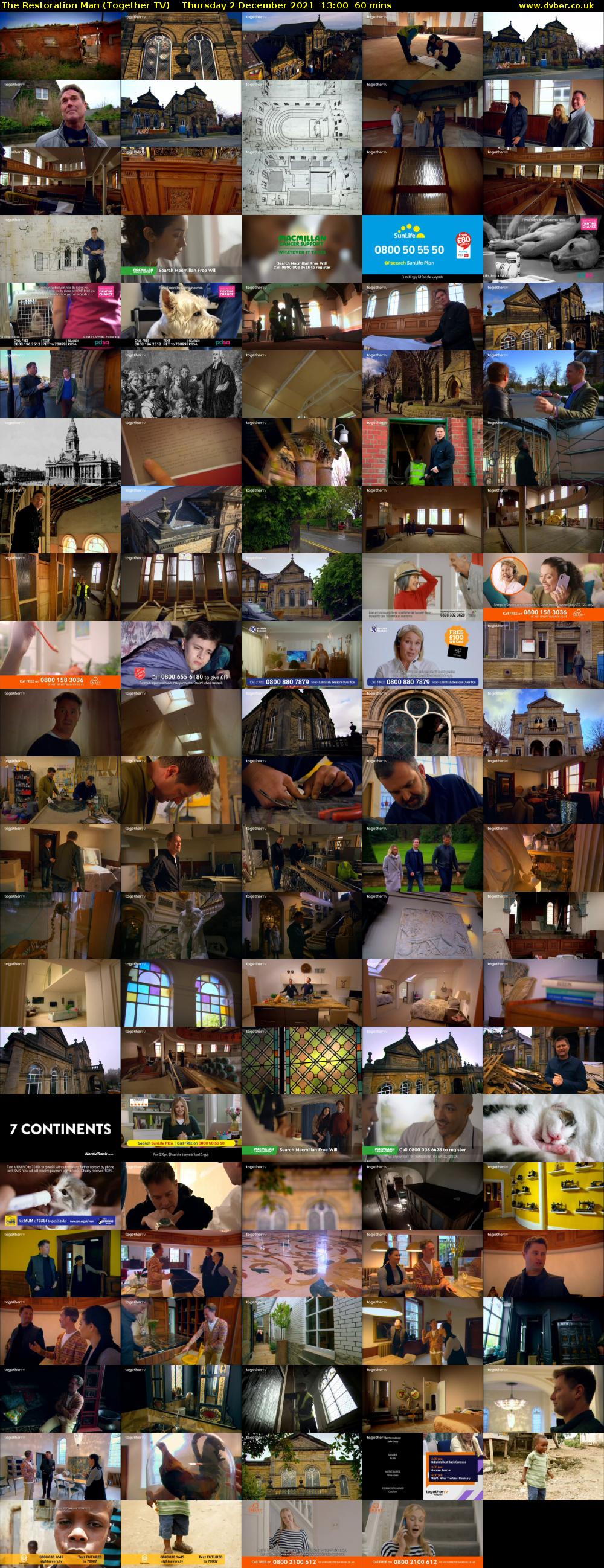 The Restoration Man (Together TV) Thursday 2 December 2021 13:00 - 14:00