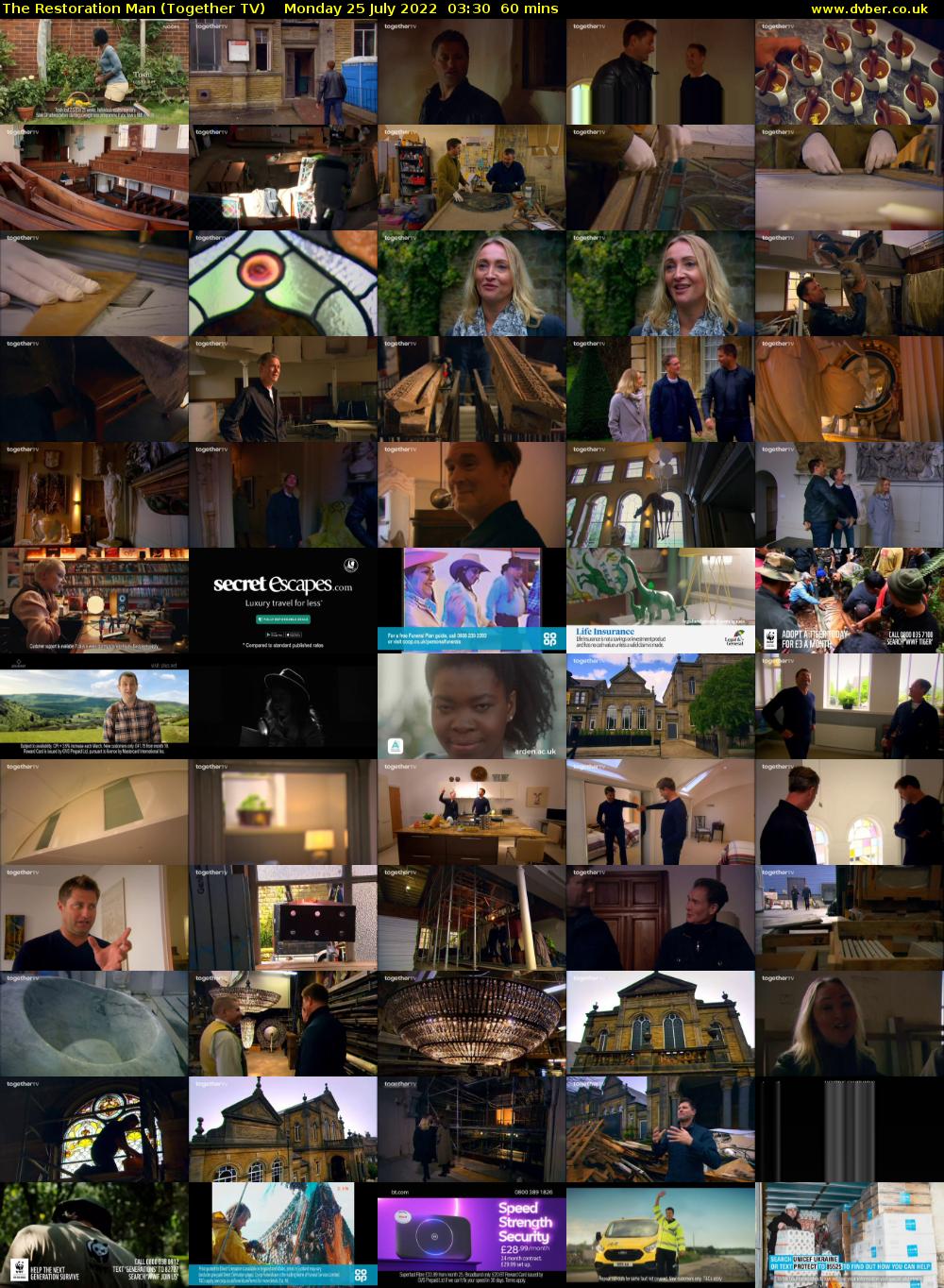 The Restoration Man (Together TV) Monday 25 July 2022 03:30 - 04:30