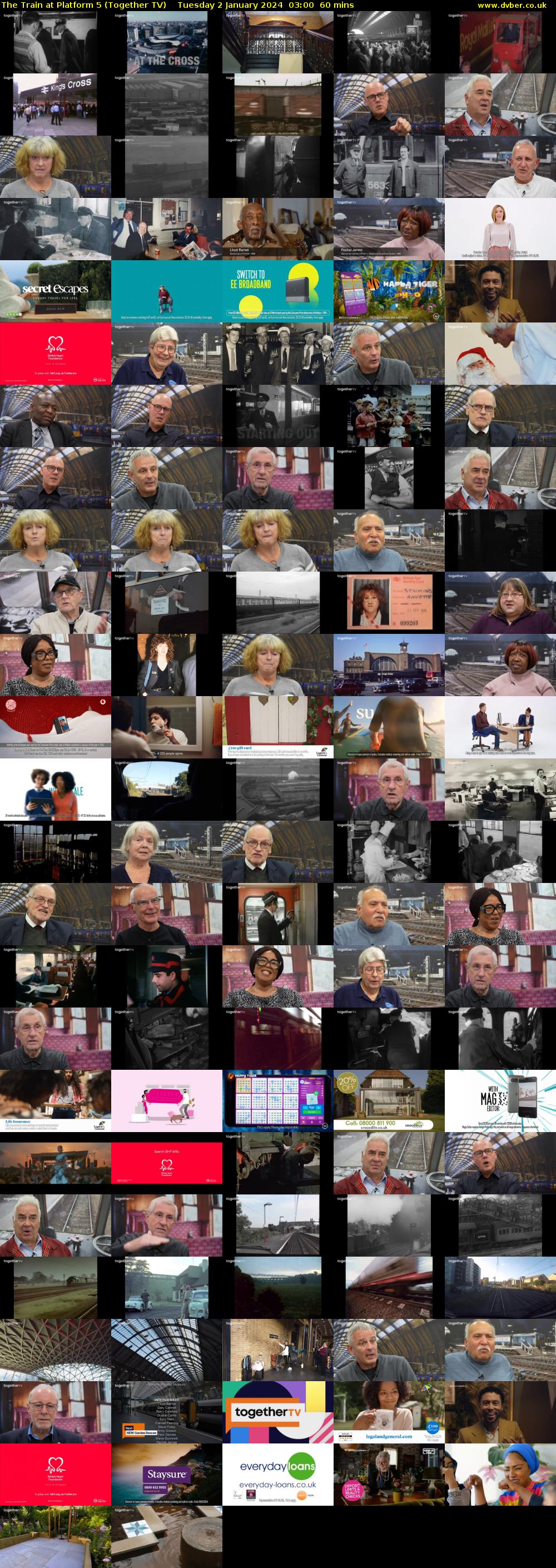 The Train at Platform 5 (Together TV) Tuesday 2 January 2024 03:00 - 04:00