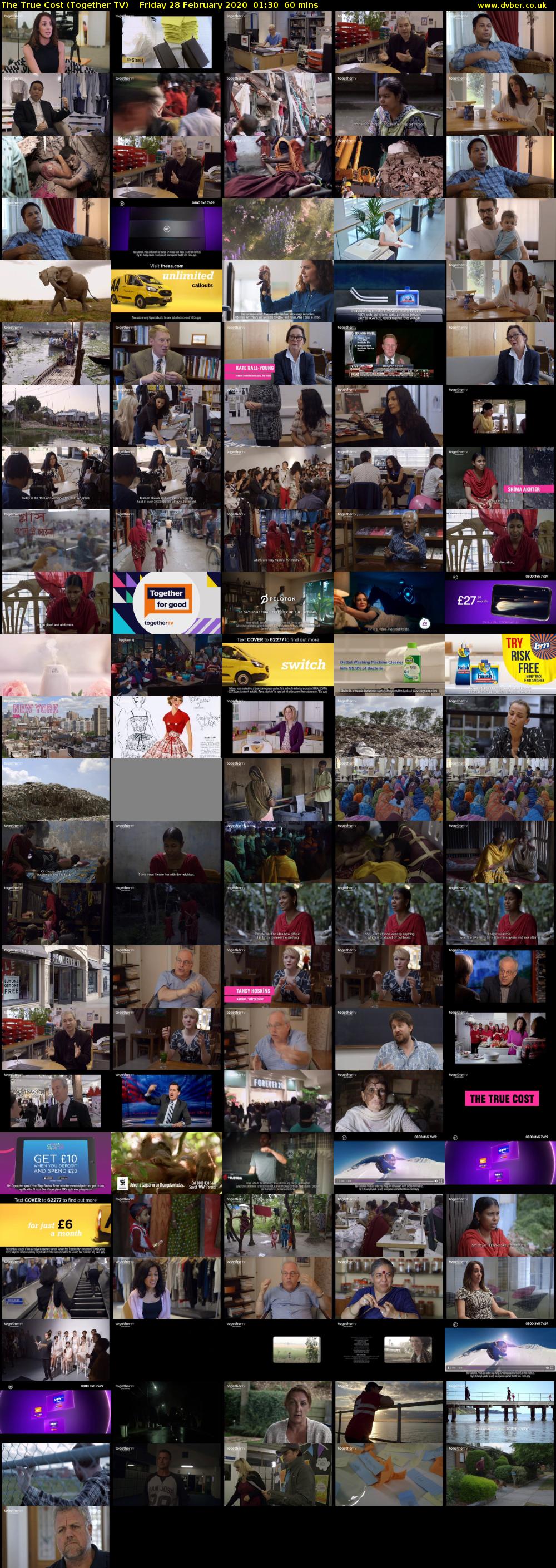 The True Cost (Together TV) Friday 28 February 2020 01:30 - 02:30