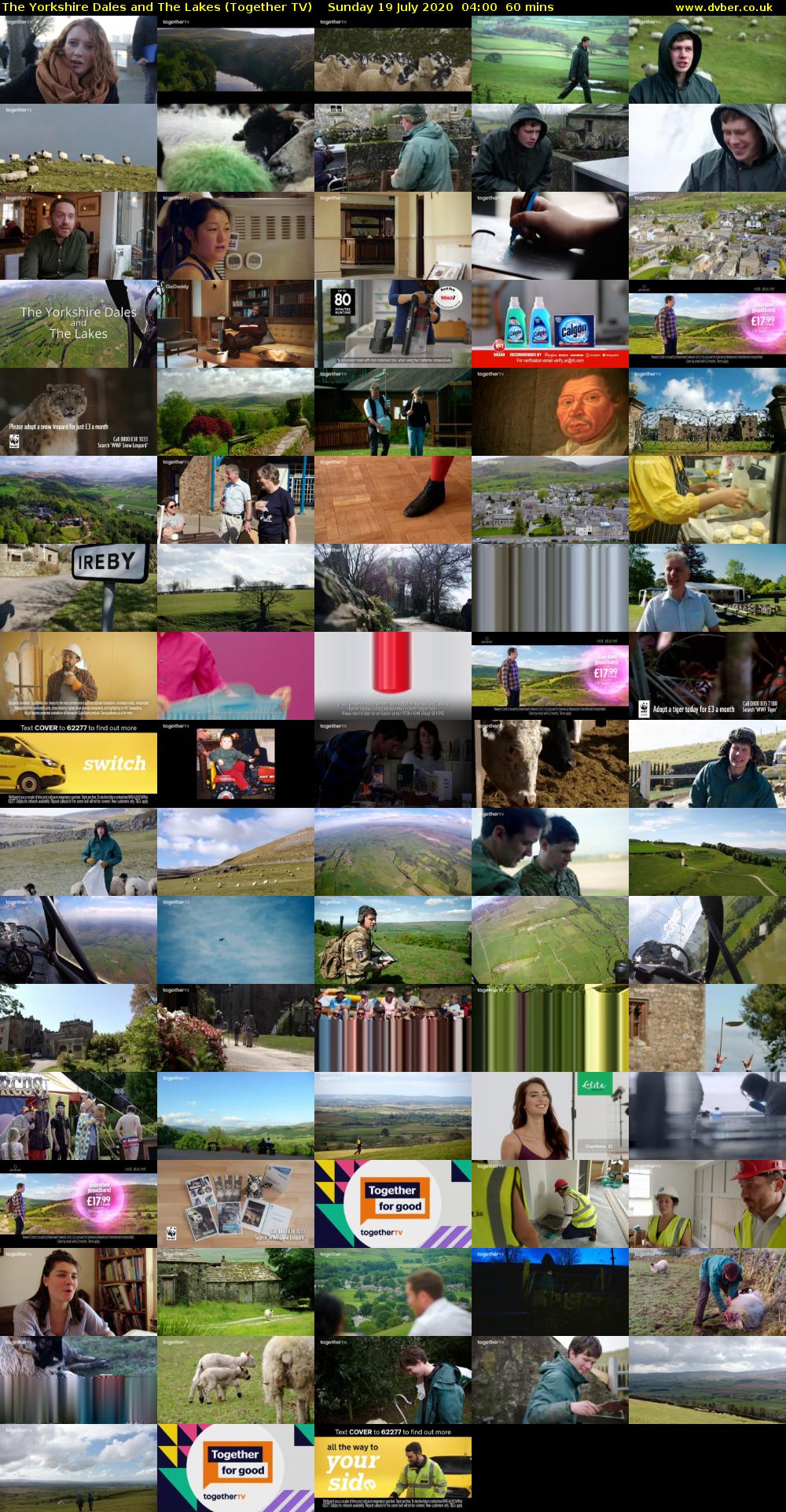 The Yorkshire Dales and The Lakes (Together TV) Sunday 19 July 2020 04:00 - 05:00