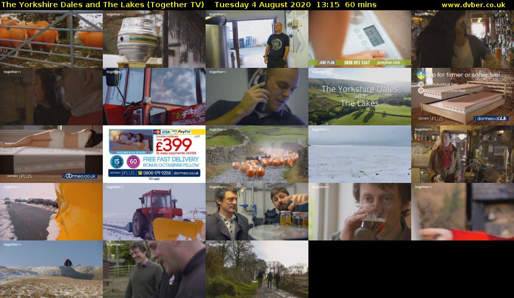 The Yorkshire Dales and The Lakes (Together TV) Tuesday 4 August 2020 13:15 - 14:15