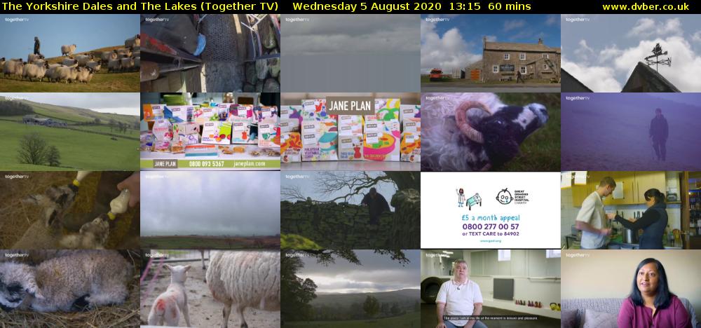 The Yorkshire Dales and The Lakes (Together TV) Wednesday 5 August 2020 13:15 - 14:15