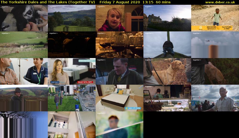 The Yorkshire Dales and The Lakes (Together TV) Friday 7 August 2020 13:15 - 14:15
