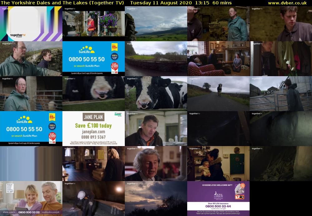 The Yorkshire Dales and The Lakes (Together TV) Tuesday 11 August 2020 13:15 - 14:15