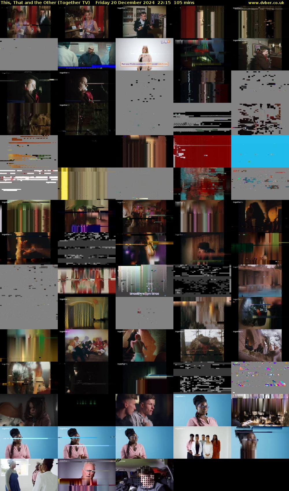 This, That and the Other (Together TV) Friday 20 December 2024 22:15 - 00:00