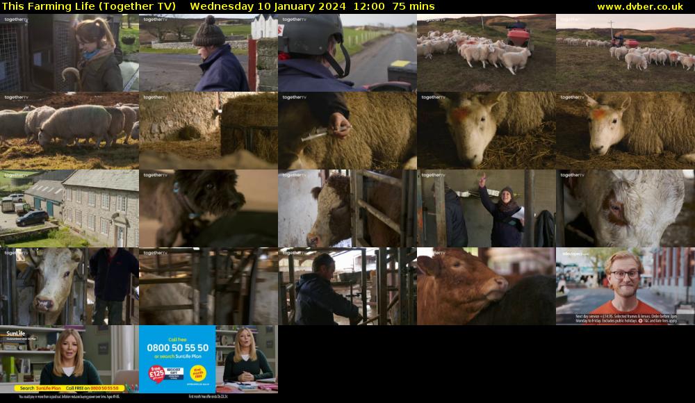 This Farming Life (Together TV) Wednesday 10 January 2024 12:00 - 13:15