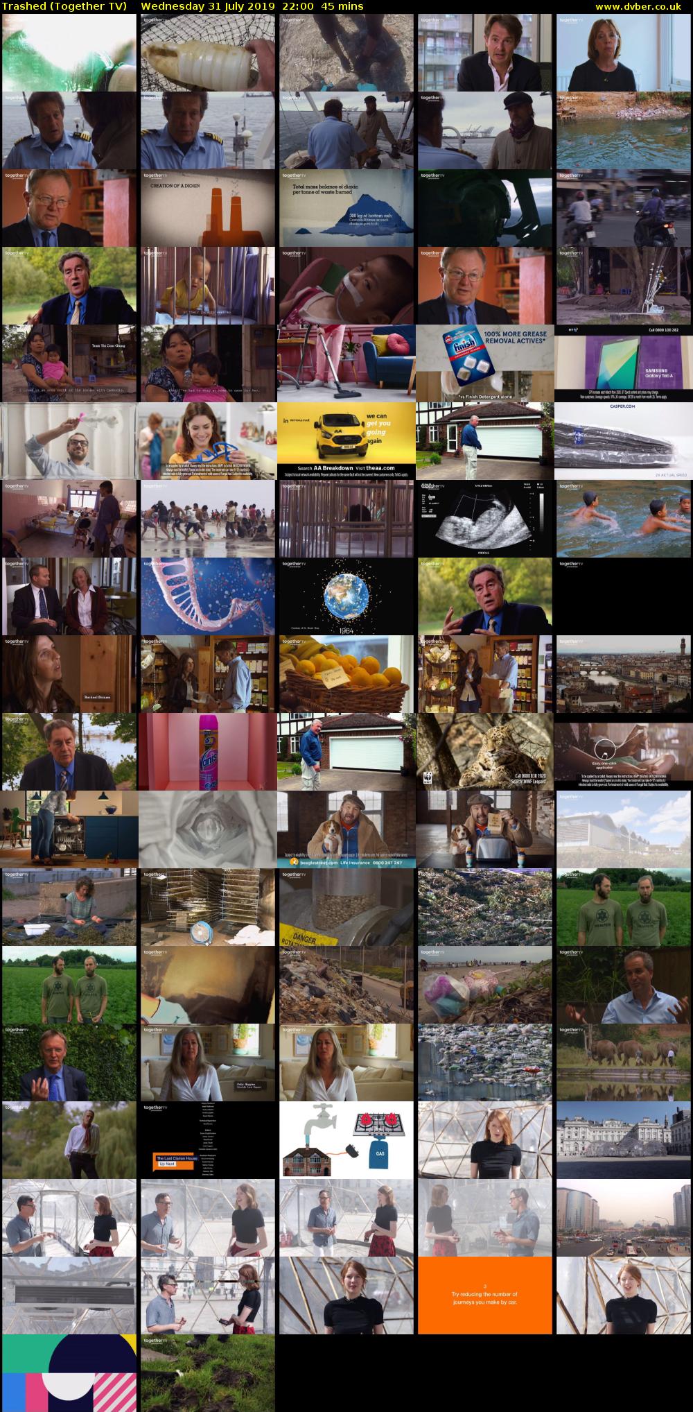 Trashed (Together TV) Wednesday 31 July 2019 22:00 - 22:45