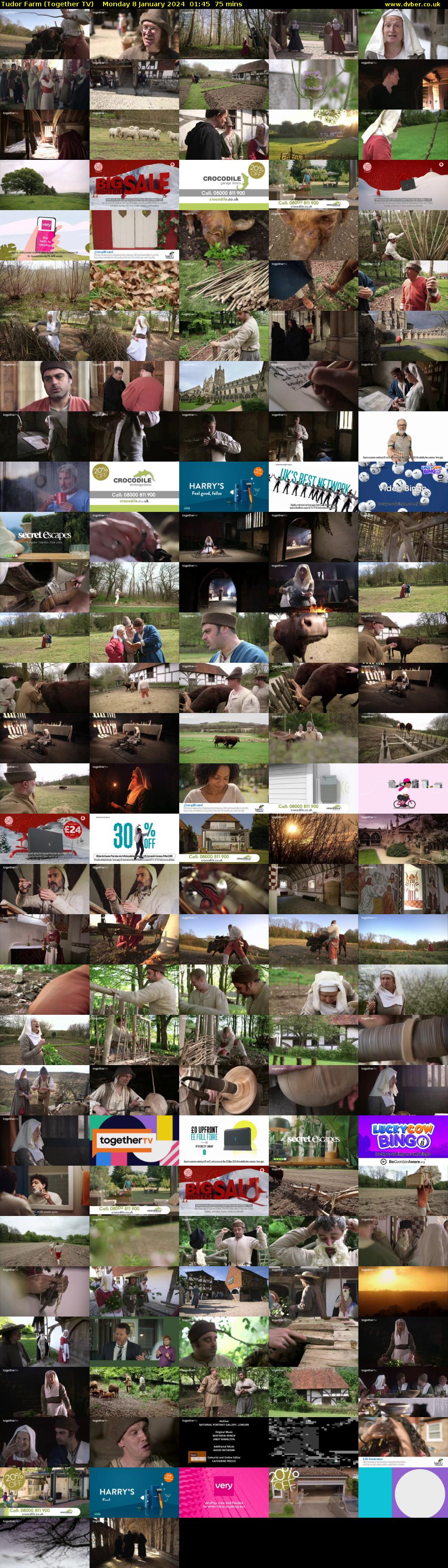 Tudor Farm (Together TV) Monday 8 January 2024 01:45 - 03:00