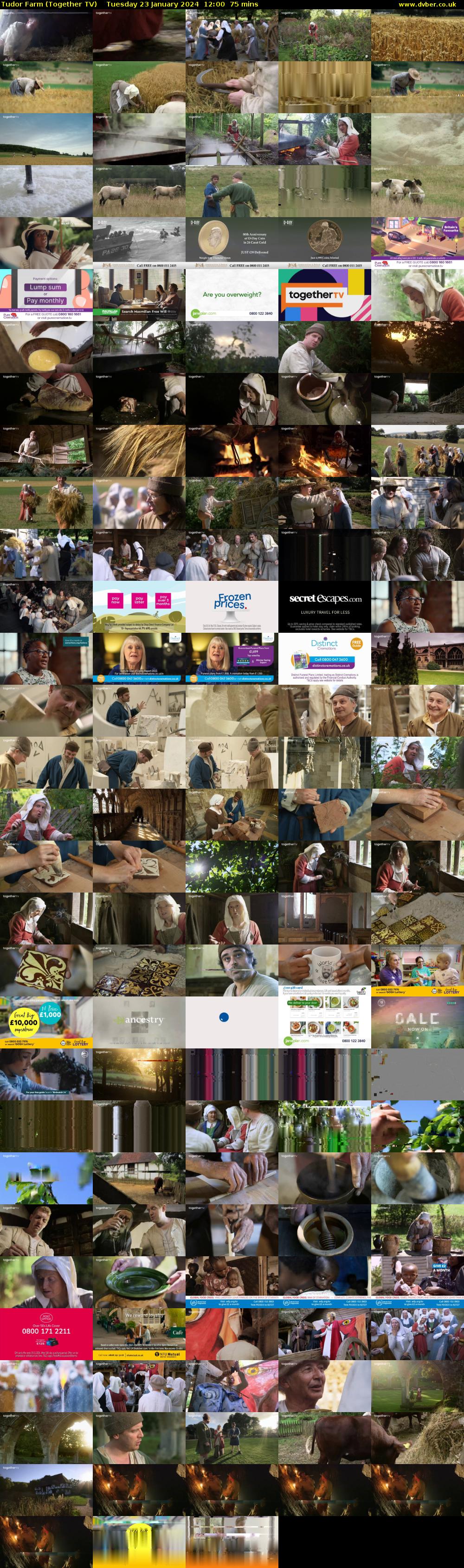 Tudor Farm (Together TV) Tuesday 23 January 2024 12:00 - 13:15
