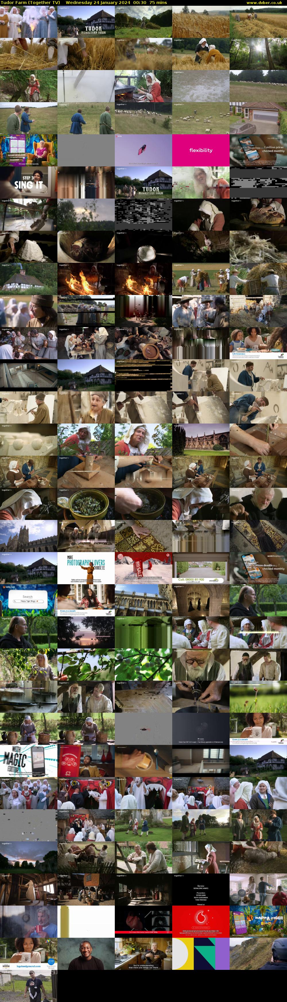 Tudor Farm (Together TV) Wednesday 24 January 2024 00:30 - 01:45