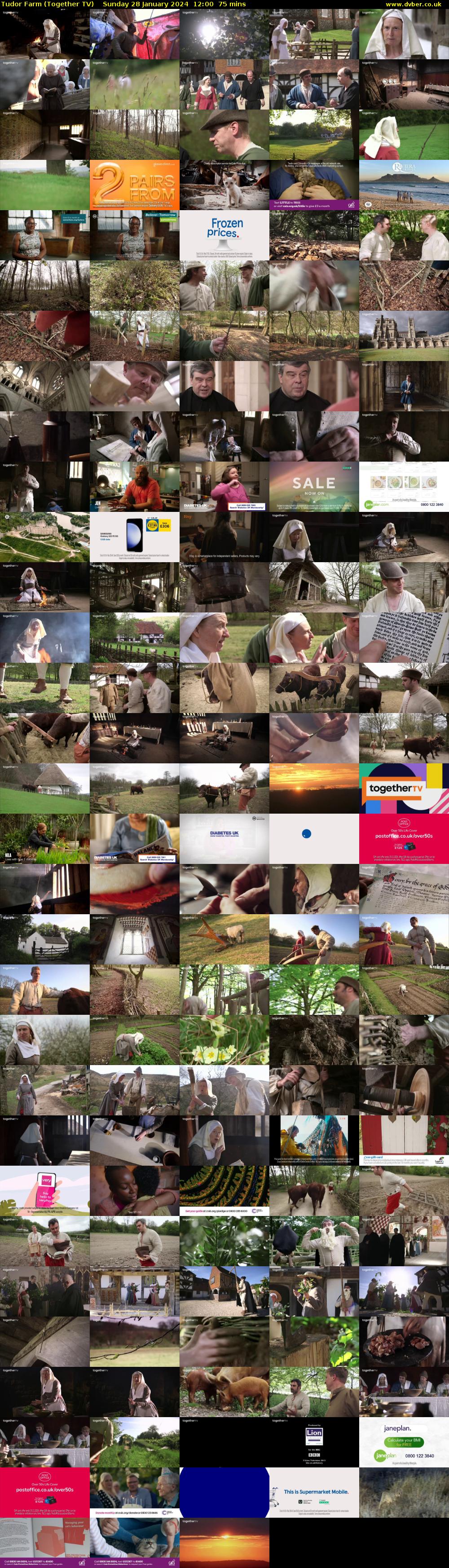 Tudor Farm (Together TV) Sunday 28 January 2024 12:00 - 13:15
