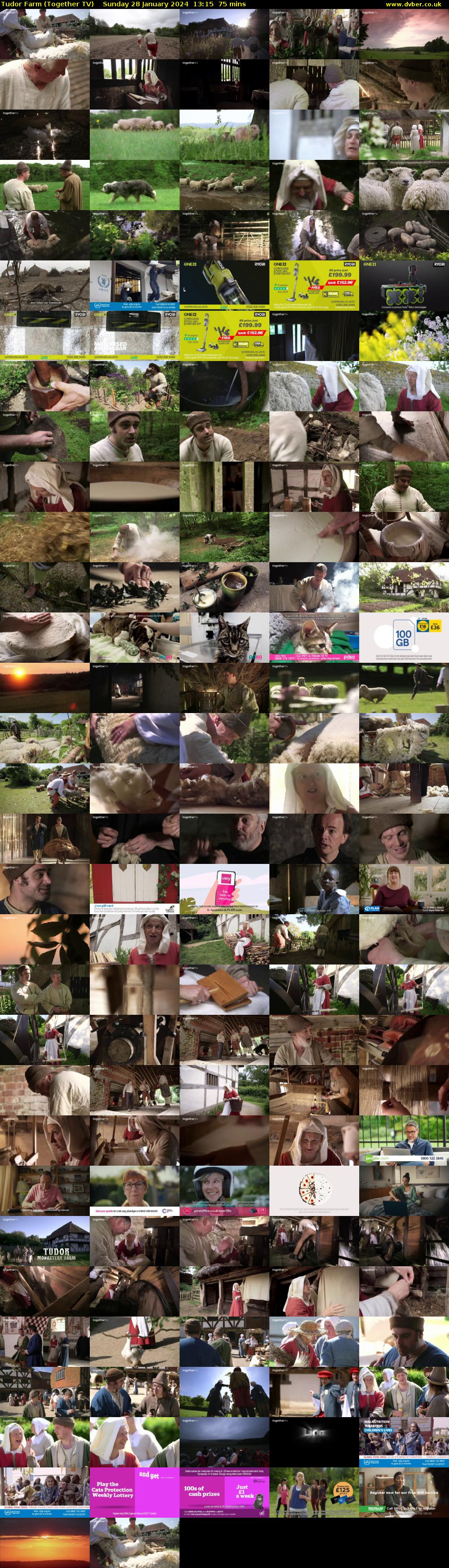 Tudor Farm (Together TV) Sunday 28 January 2024 13:15 - 14:30