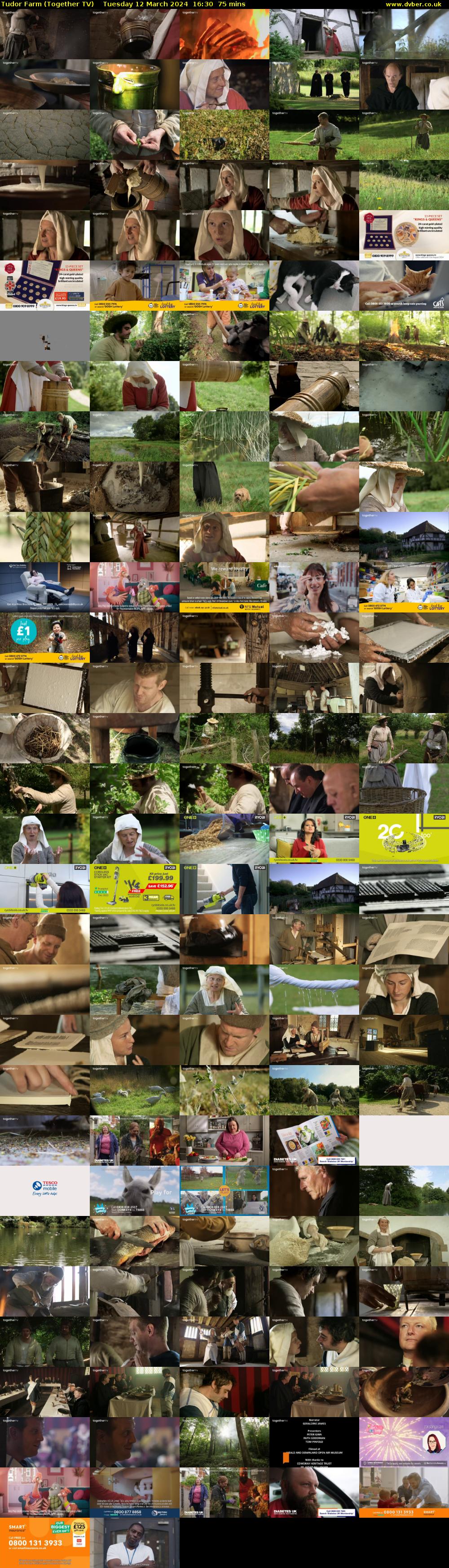 Tudor Farm (Together TV) Tuesday 12 March 2024 16:30 - 17:45