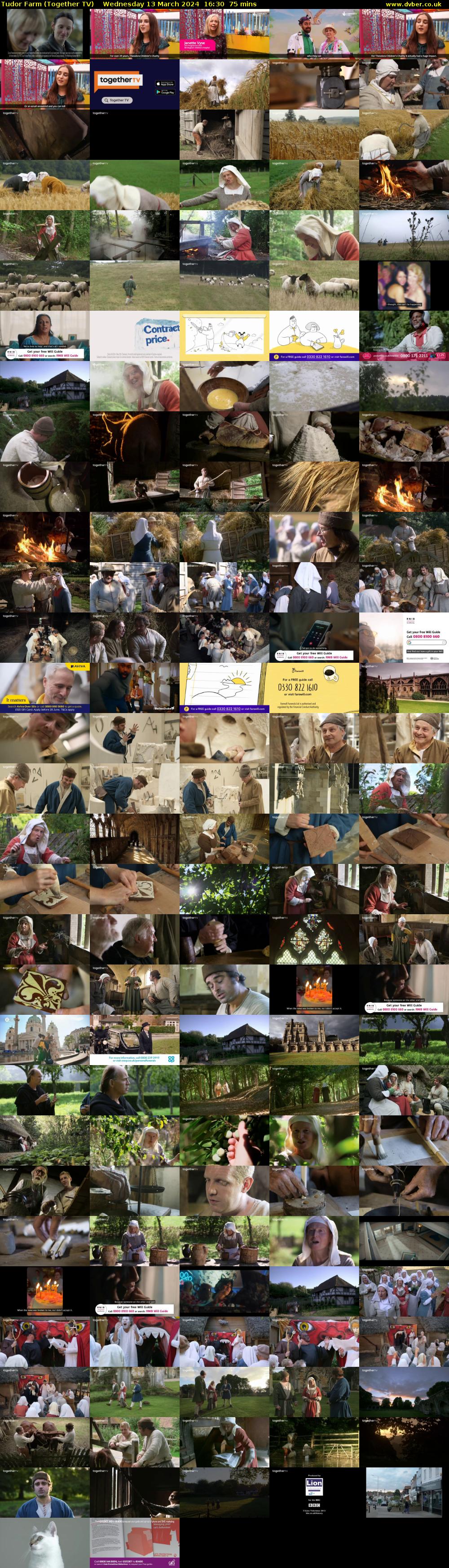 Tudor Farm (Together TV) Wednesday 13 March 2024 16:30 - 17:45