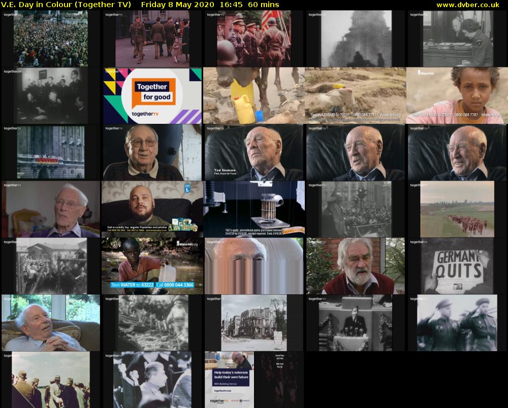 V.E. Day in Colour (Together TV) Friday 8 May 2020 16:45 - 17:45