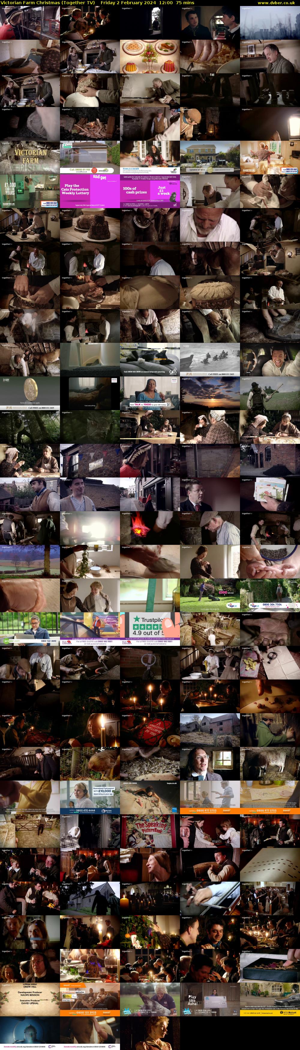 Victorian Farm Christmas (Together TV) Friday 2 February 2024 12:00 - 13:15