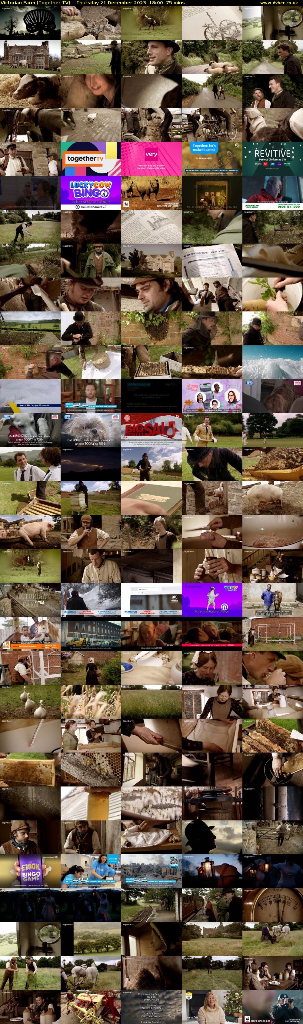 Victorian Farm (Together TV) Thursday 21 December 2023 18:00 - 19:15