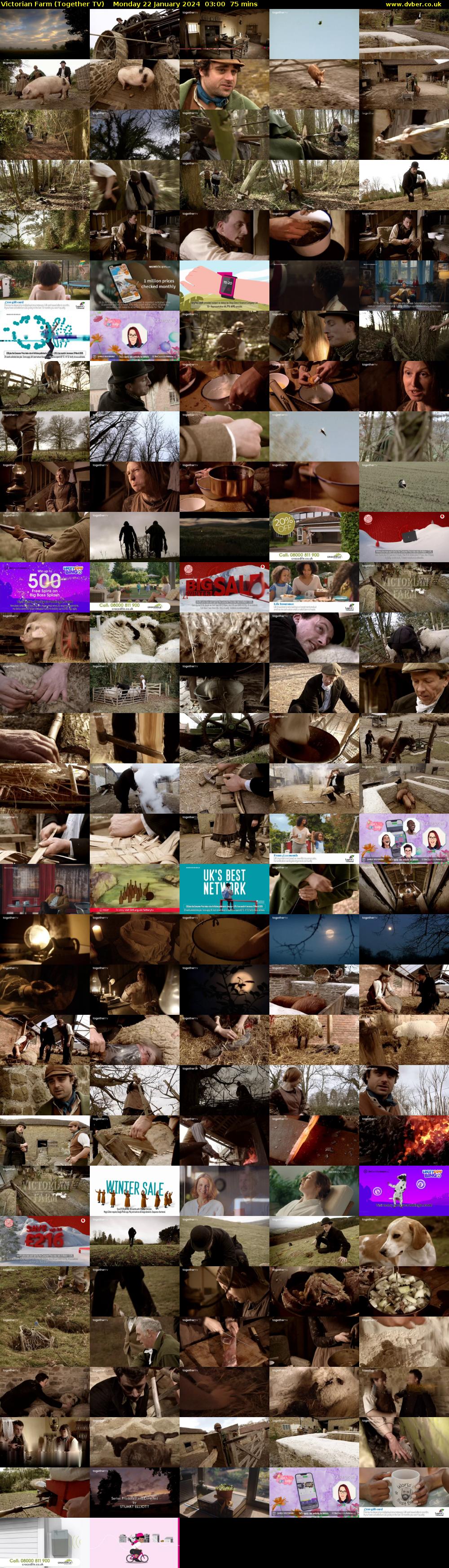Victorian Farm (Together TV) Monday 22 January 2024 03:00 - 04:15