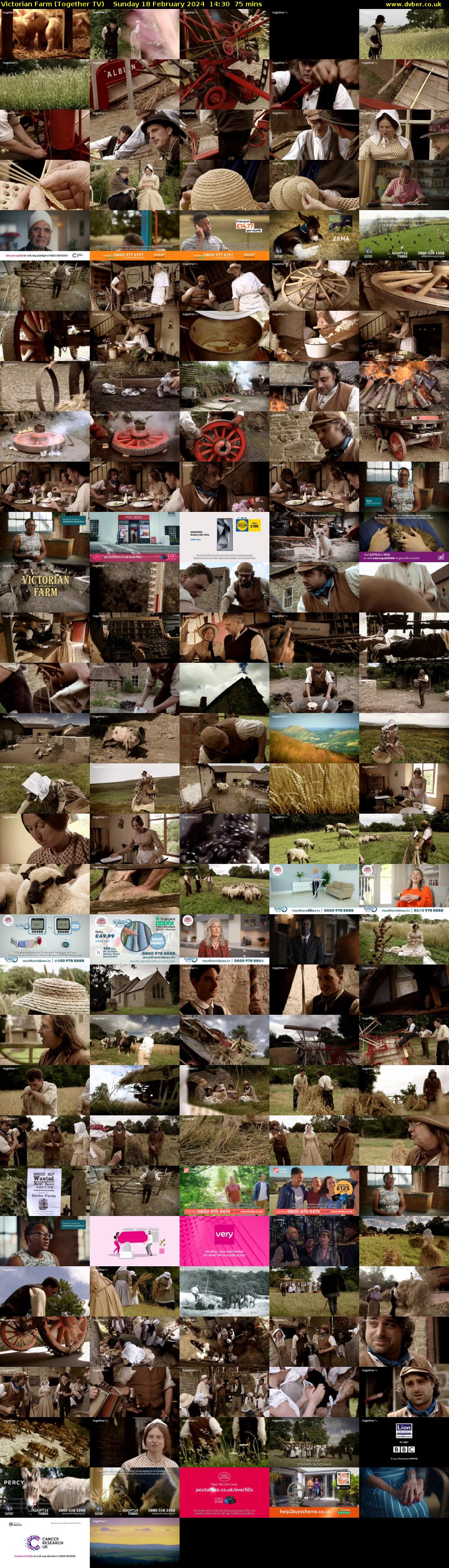 Victorian Farm (Together TV) Sunday 18 February 2024 14:30 - 15:45