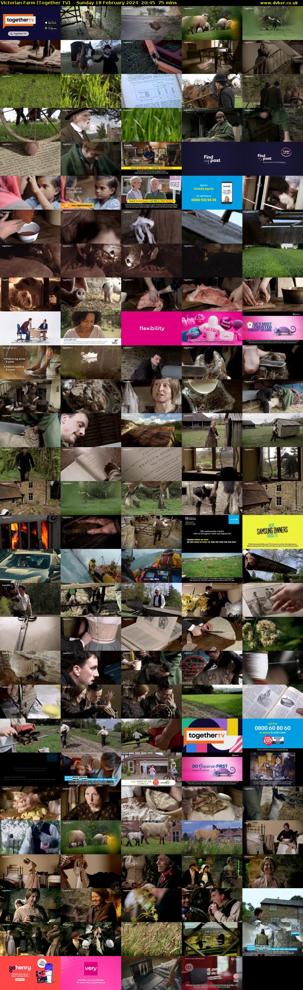 Victorian Farm (Together TV) Sunday 18 February 2024 20:45 - 22:00