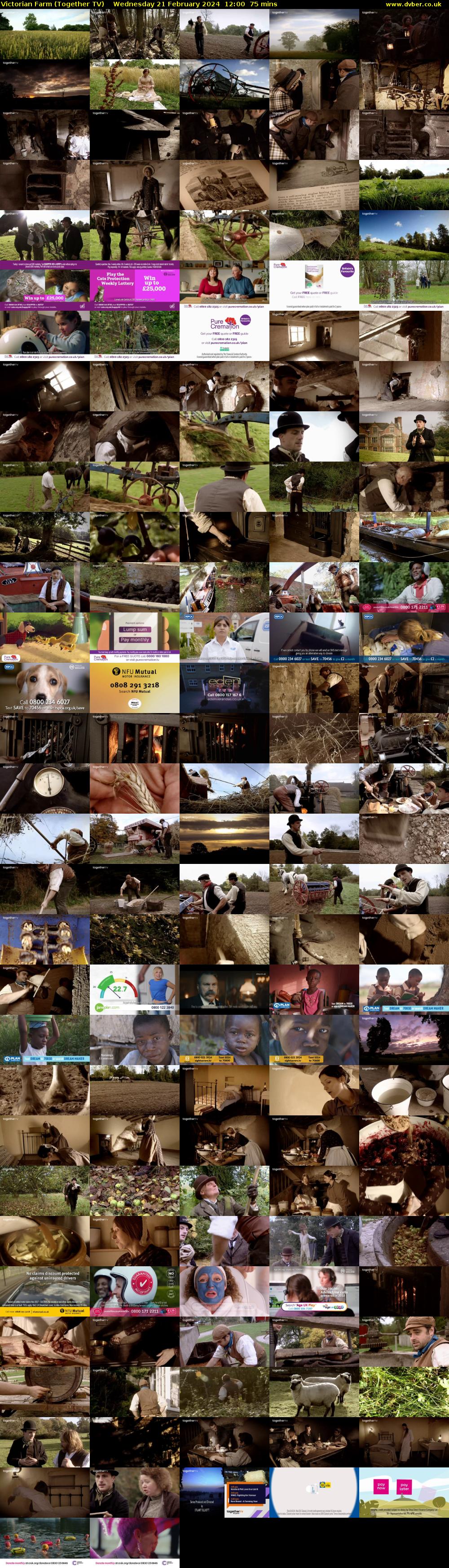 Victorian Farm (Together TV) Wednesday 21 February 2024 12:00 - 13:15