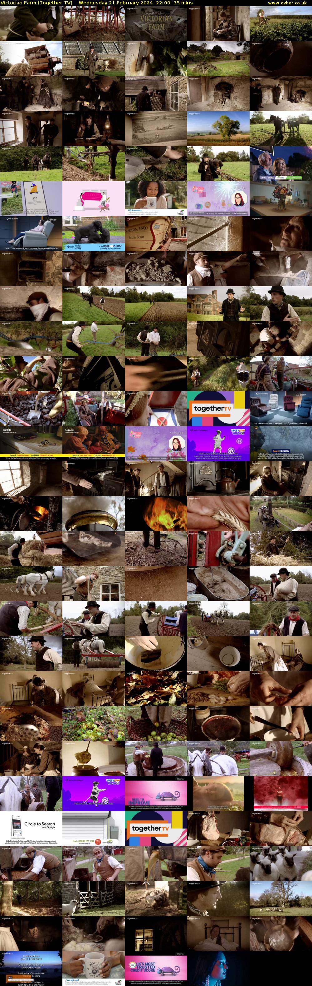 Victorian Farm (Together TV) Wednesday 21 February 2024 22:00 - 23:15