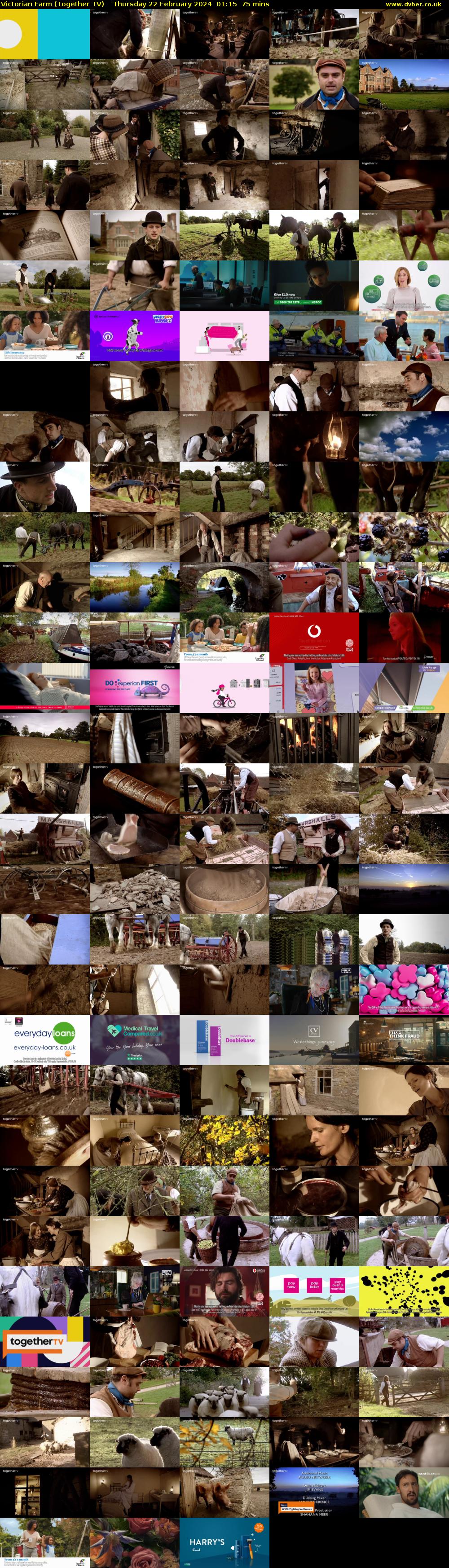 Victorian Farm (Together TV) Thursday 22 February 2024 01:15 - 02:30