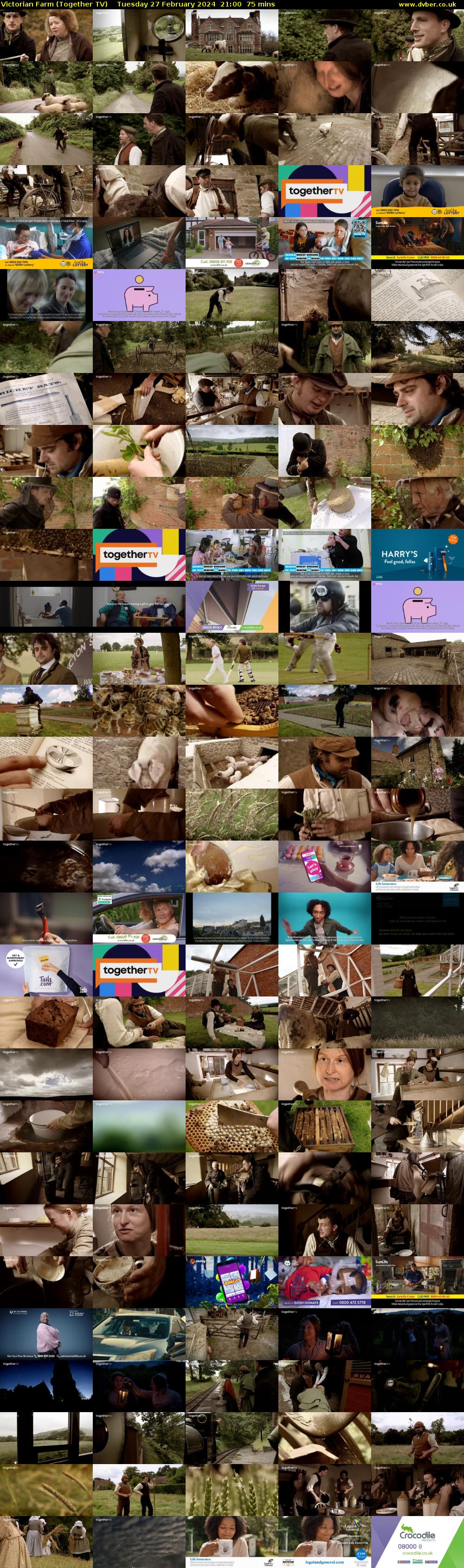 Victorian Farm (Together TV) Tuesday 27 February 2024 21:00 - 22:15