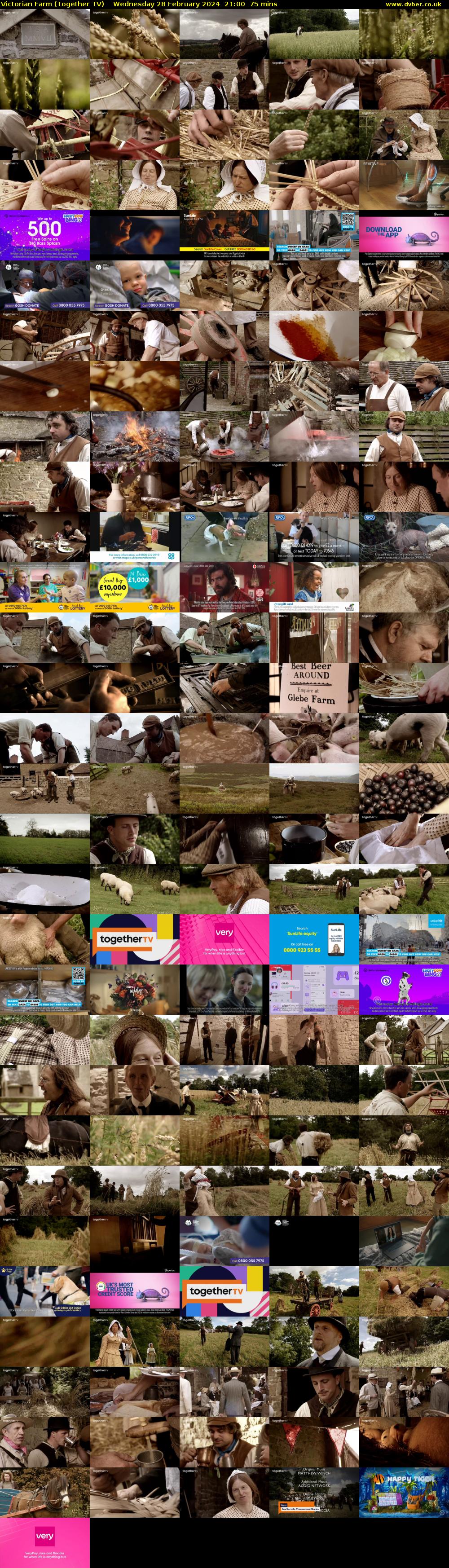 Victorian Farm (Together TV) Wednesday 28 February 2024 21:00 - 22:15