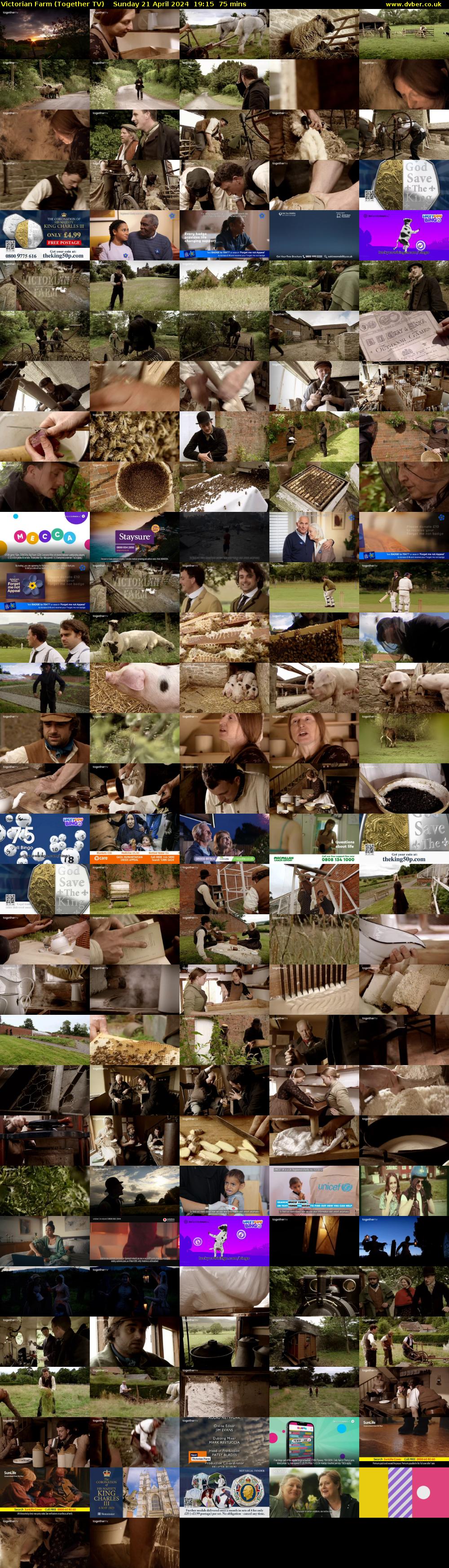 Victorian Farm (Together TV) Sunday 21 April 2024 19:15 - 20:30