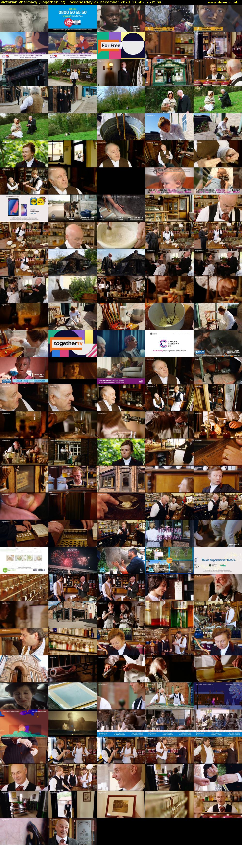 Victorian Pharmacy (Together TV) Wednesday 27 December 2023 16:45 - 18:00