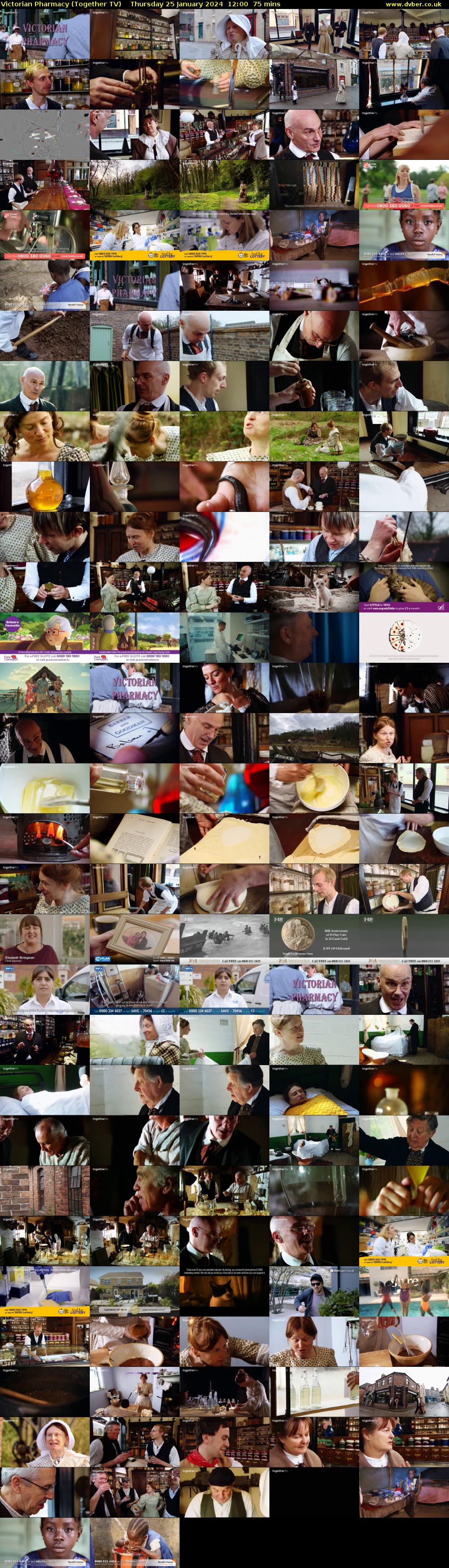 Victorian Pharmacy (Together TV) Thursday 25 January 2024 12:00 - 13:15