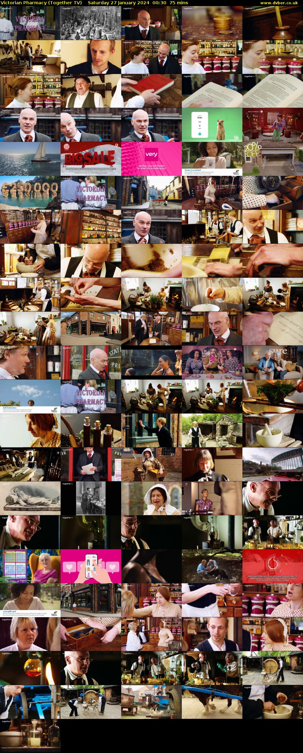 Victorian Pharmacy (Together TV) Saturday 27 January 2024 00:30 - 01:45