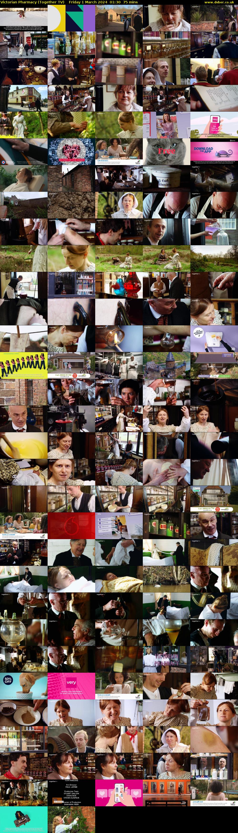 Victorian Pharmacy (Together TV) Friday 1 March 2024 01:30 - 02:45