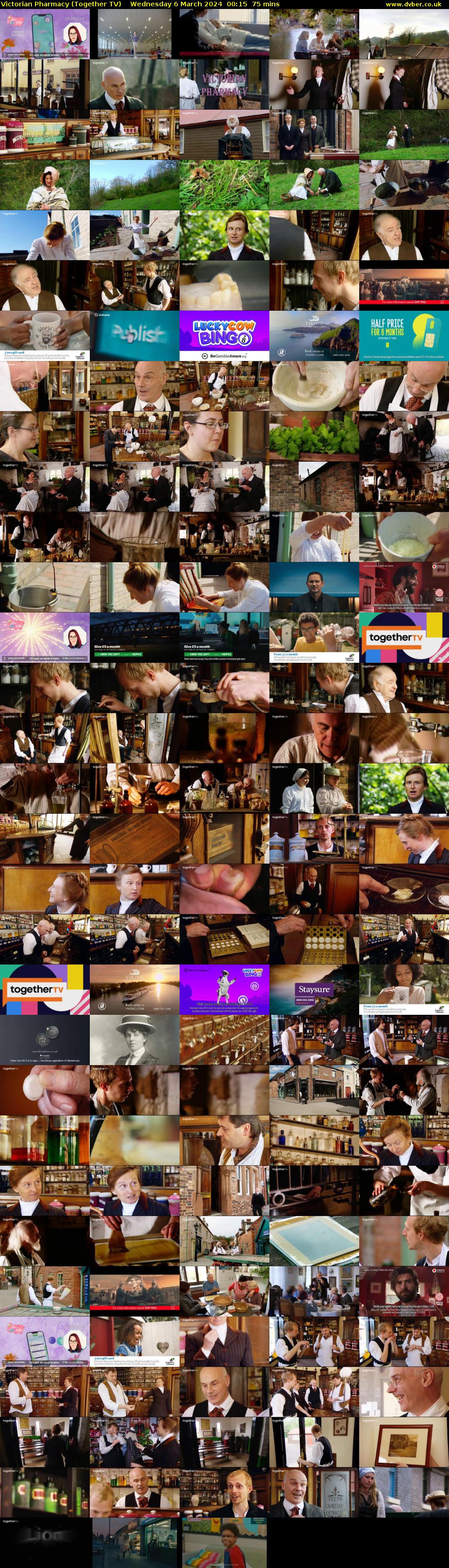 Victorian Pharmacy (Together TV) Wednesday 6 March 2024 00:15 - 01:30