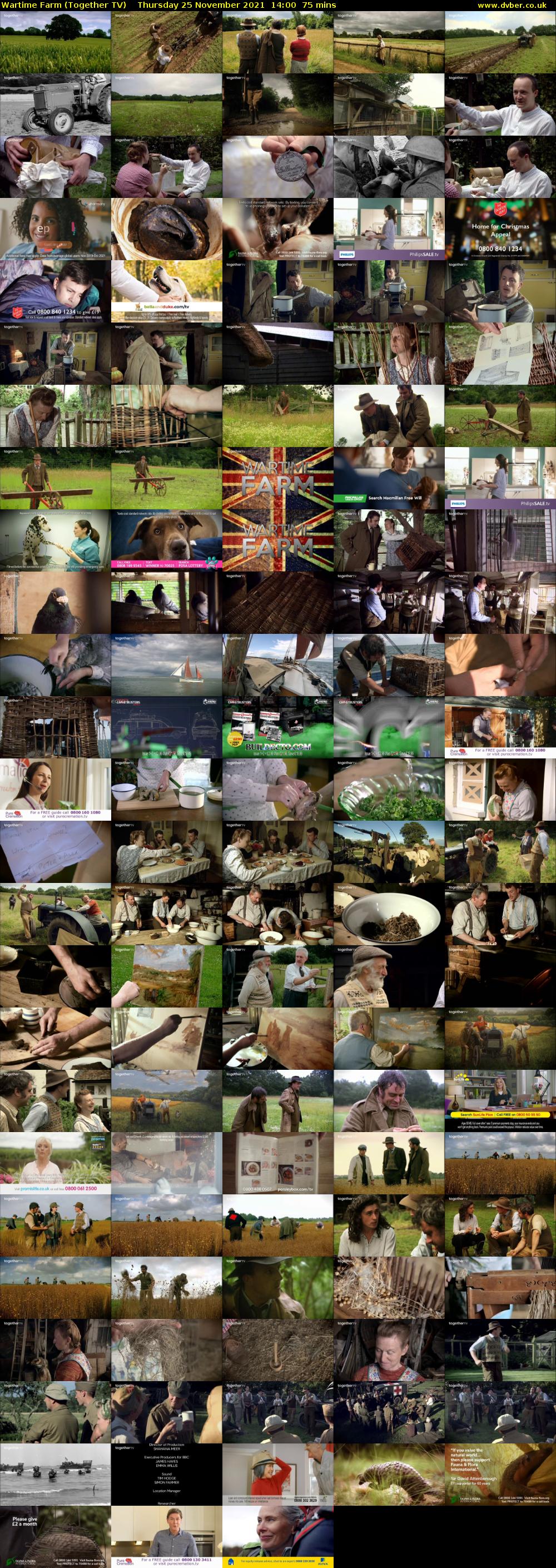 Wartime Farm (Together TV) Thursday 25 November 2021 14:00 - 15:15