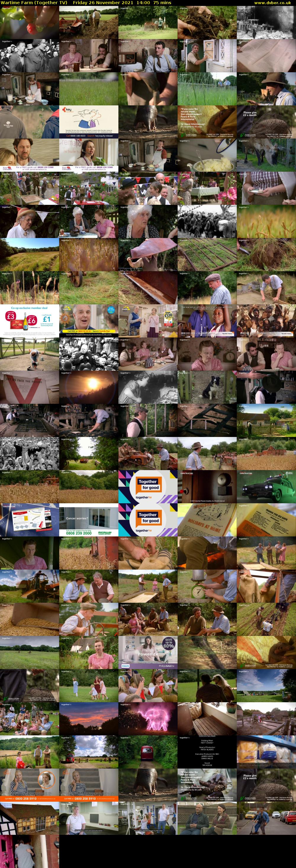 Wartime Farm (Together TV) Friday 26 November 2021 14:00 - 15:15