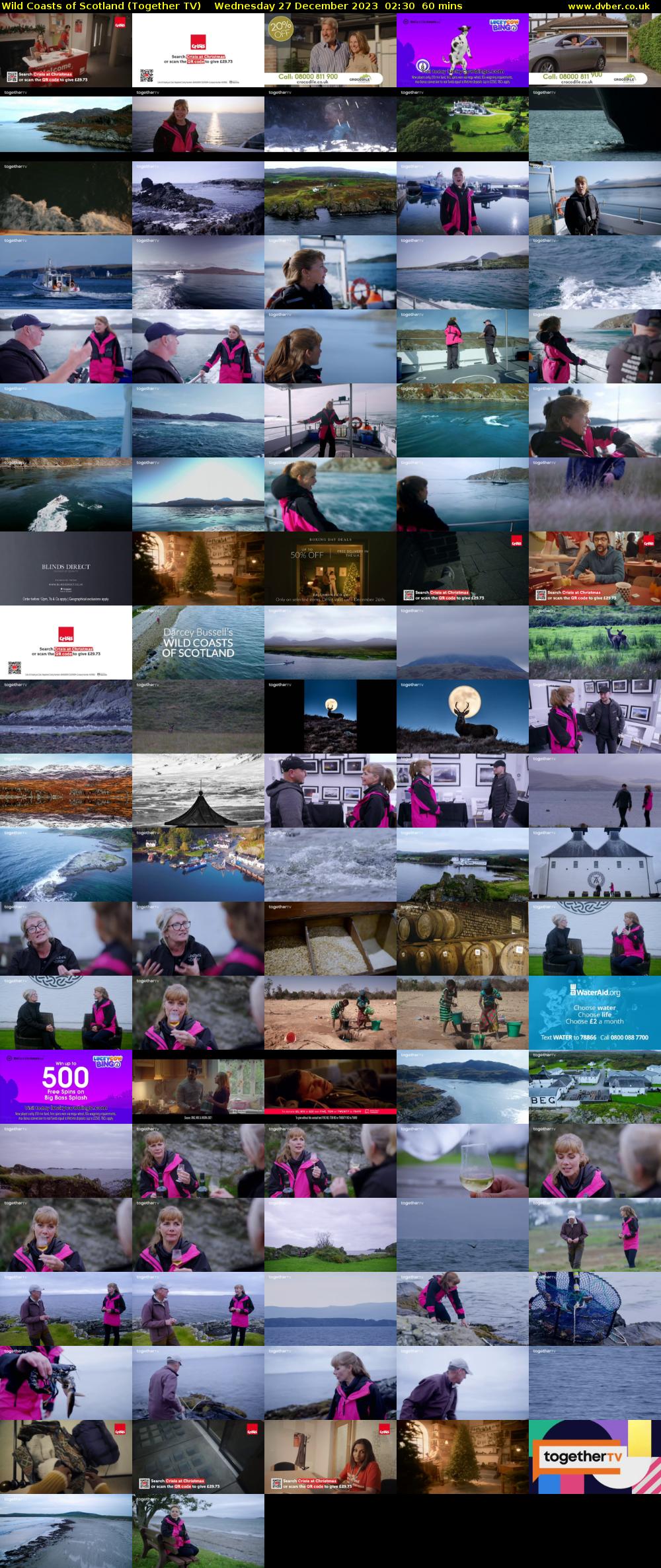 Wild Coasts of Scotland (Together TV) Wednesday 27 December 2023 02:30 - 03:30