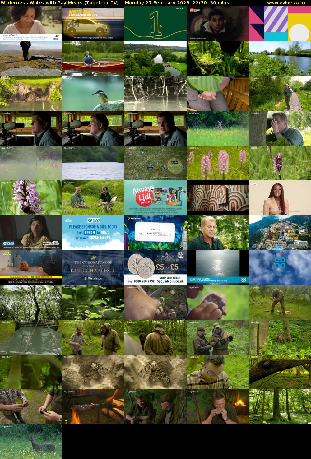 Wilderness Walks with Ray Mears (Together TV) Monday 27 February 2023 22:30 - 23:00