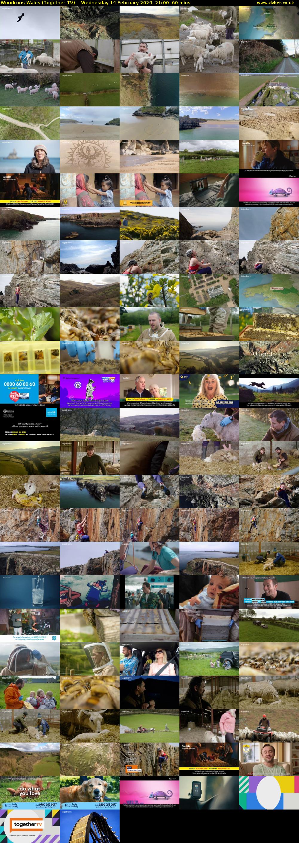 Wondrous Wales (Together TV) Wednesday 14 February 2024 21:00 - 22:00