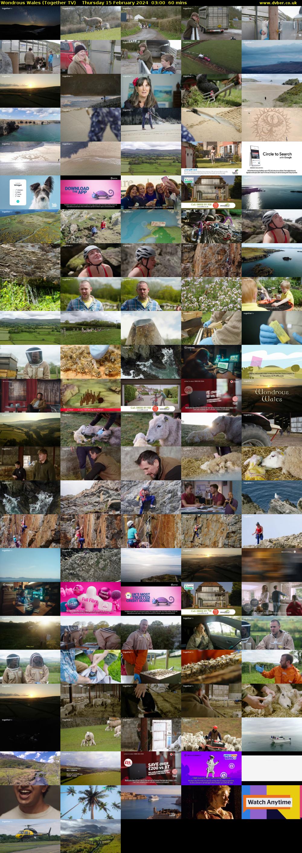 Wondrous Wales (Together TV) Thursday 15 February 2024 03:00 - 04:00