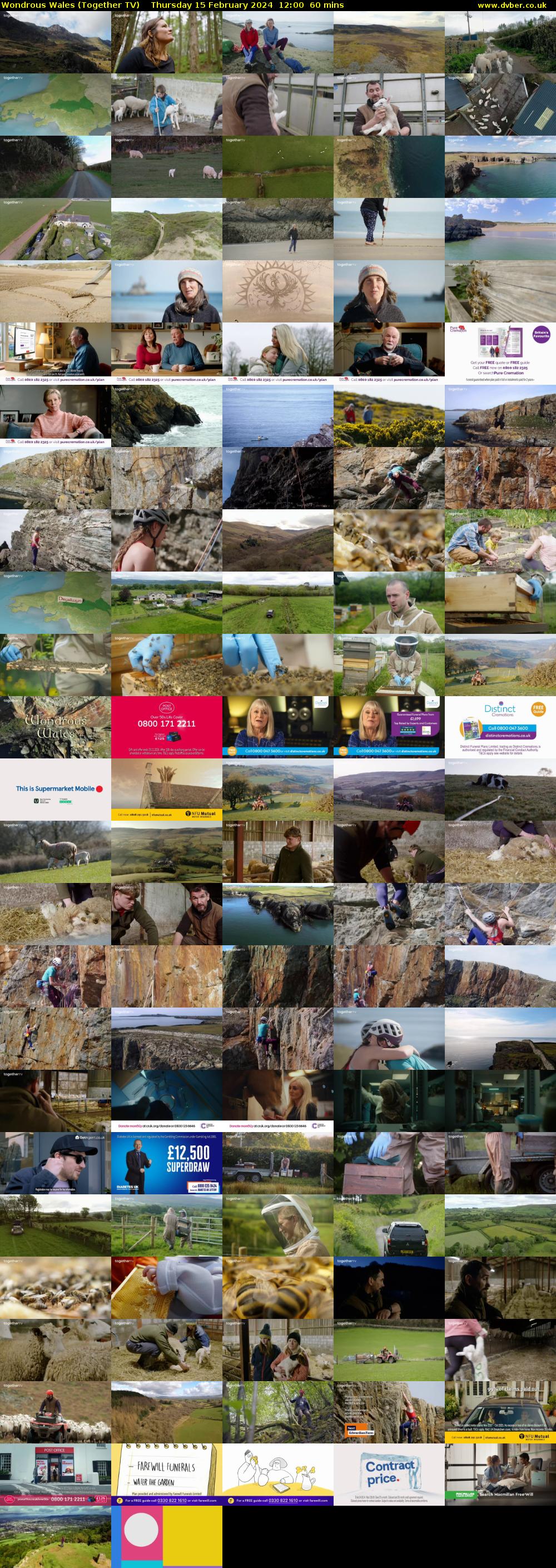 Wondrous Wales (Together TV) Thursday 15 February 2024 12:00 - 13:00