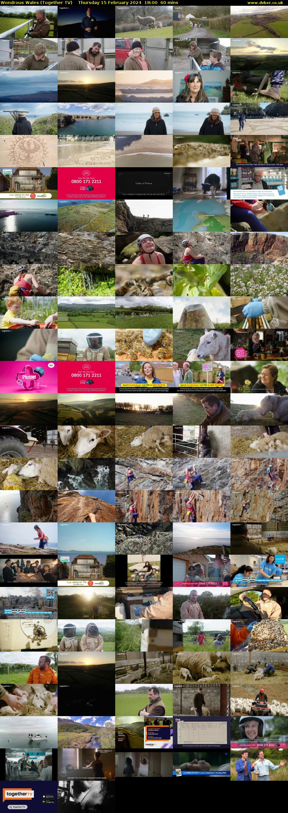 Wondrous Wales (Together TV) Thursday 15 February 2024 18:00 - 19:00
