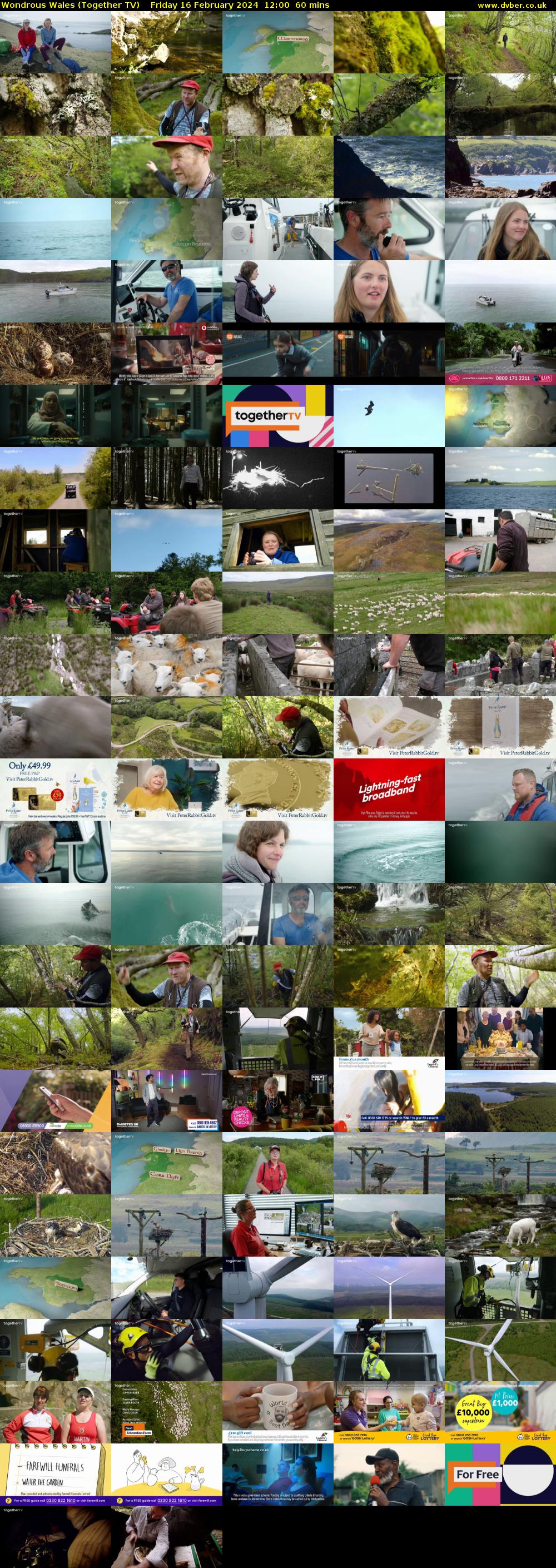 Wondrous Wales (Together TV) Friday 16 February 2024 12:00 - 13:00