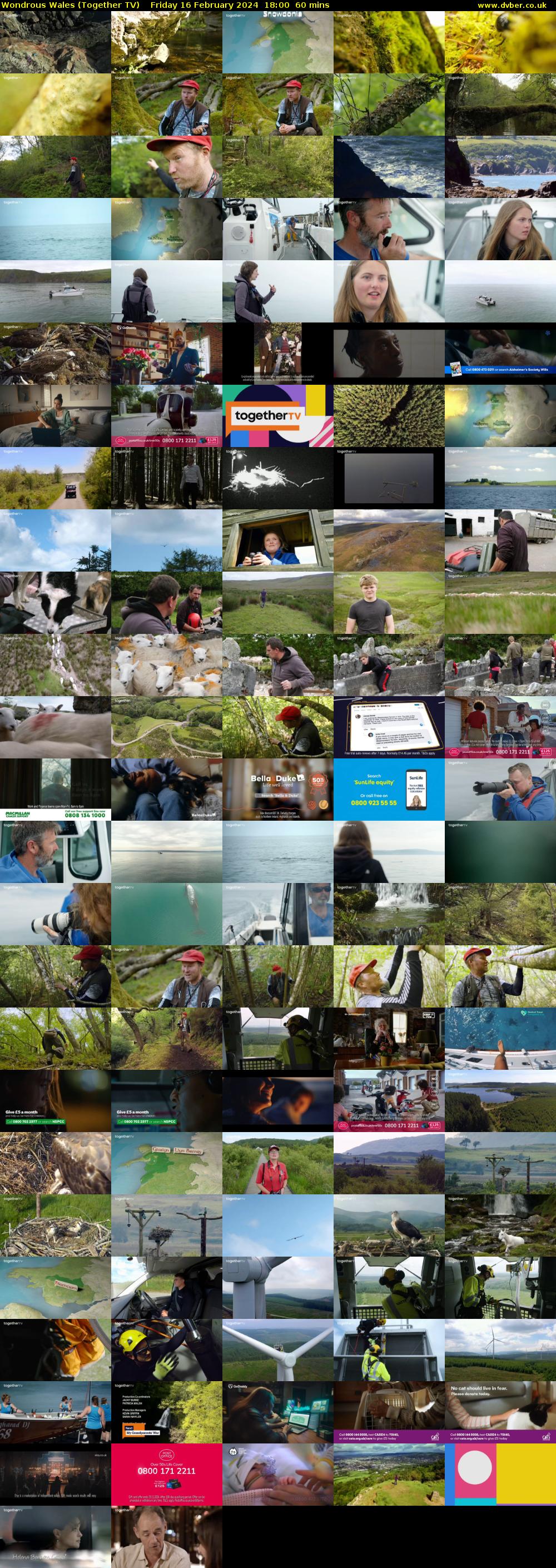 Wondrous Wales (Together TV) Friday 16 February 2024 18:00 - 19:00