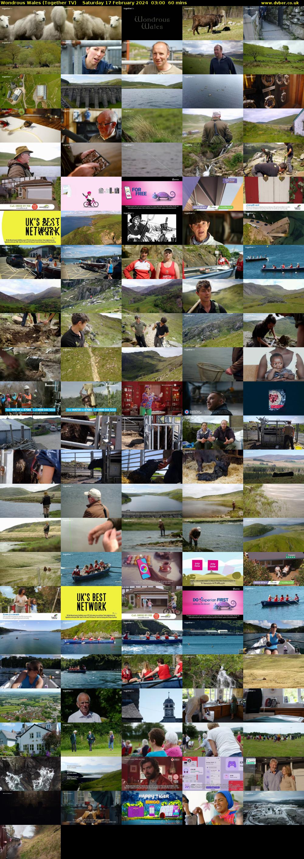Wondrous Wales (Together TV) Saturday 17 February 2024 03:00 - 04:00